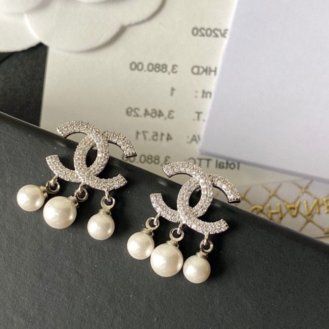 Ch*el earrings